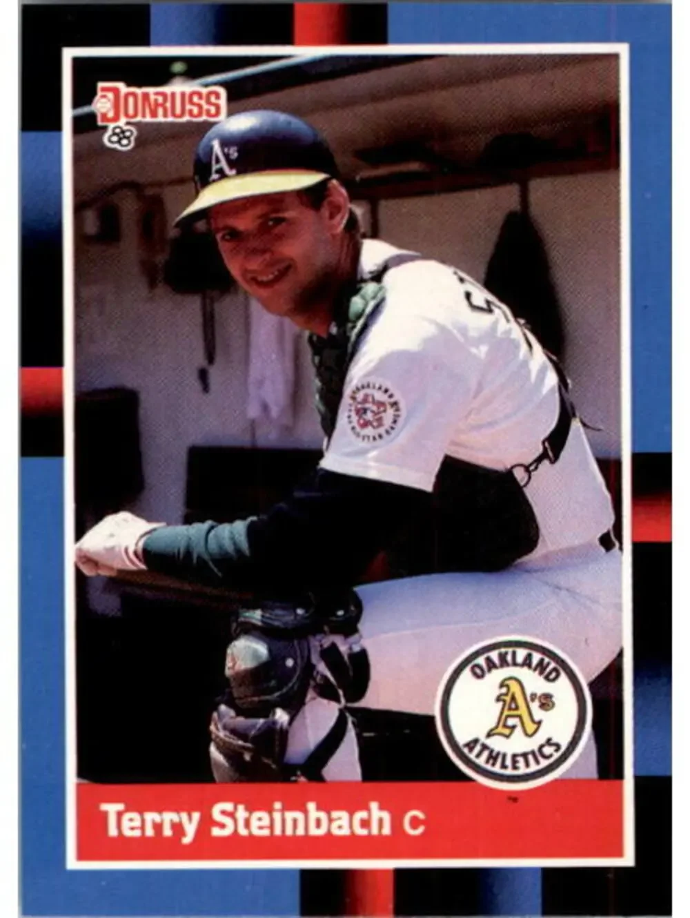 1988 Terry Steinbach Donruss Baseball Card #158